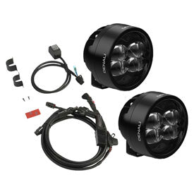 Denali D3 LED Fog Light Kit with Premium Powersports Harness