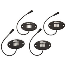 Load image into Gallery viewer, Gorilla Whips 12 LED Xtreme Rock Light Kit with Bluetooth Music Controller 4 Piece
