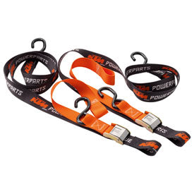 KTM Soft Loop Buckle Tie Downs Black/Orange