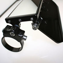 Load image into Gallery viewer, 12″ WIDE PANORAMIC REARVIEW MIRROR WITH FOLDING SUN VISOR - TINTED SHIELD
