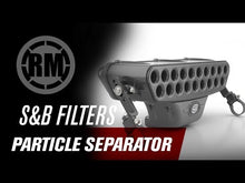 Load and play video in Gallery viewer, S&amp;B Filters Particle Separator Stainless Steel Faceplate
