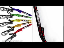 Load and play video in Gallery viewer, Matrix Concepts M1 1.0 Worx Soft Hook/Swivel Carabiner Tie Downs Blue
