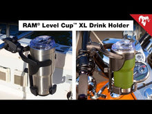 Load and play video in Gallery viewer, Ram Mounts Ram Level Cup XL with 1" Ball

