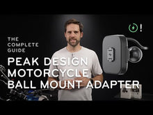 Load and play video in Gallery viewer, Peak Design Motorcycle Phone Mount with 1" Ball Black
