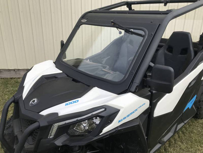 CAN-AM MAVERICK TRAIL/SPORT AND 2021 COMMANDER LAMINATED GLASS WINDSHIELD