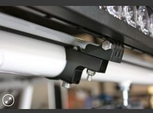 Load image into Gallery viewer, LED LIGHT BAR MOUNT FOR BOTTOM MOUNT VISION X STYLE
