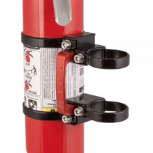 Load image into Gallery viewer, Quick release fire extinguisher mount w/ 2.5lb HALOTRON extinguisher
