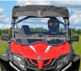 Load image into Gallery viewer, CFMOTO ZFORCE SCRATCH RESISTANT FLIP WINDSHIELD
