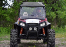 Load image into Gallery viewer, POLARIS RZR SCRATCH RESISTANT FLIP WINDSHIELD
