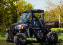 Load image into Gallery viewer, POLARIS RANGER 1000 SCRATCH RESISTANT FLIP WINDSHIELD
