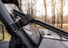 Load image into Gallery viewer, POLARIS RANGER XP 900 SCRATCH RESISTANT FLIP DOWN WINDSHIELD
