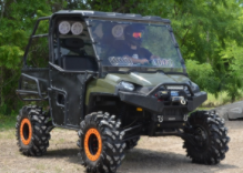 Load image into Gallery viewer, POLARIS RANGER FULL-SIZE 570 SCRATCH RESISTANT VENTED FULL WINDSHIELD
