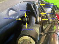 Load image into Gallery viewer, KAWASAKI KRX FRONT SHOCK MOUNT BRACES

