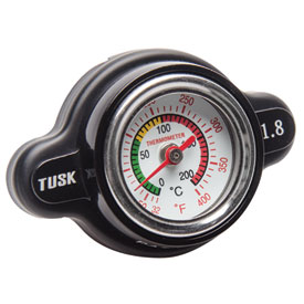 TUSK HIGH PRESSURE RADIATOR CAP WITH TEMPERATURE GAUGE 1.8 BAR